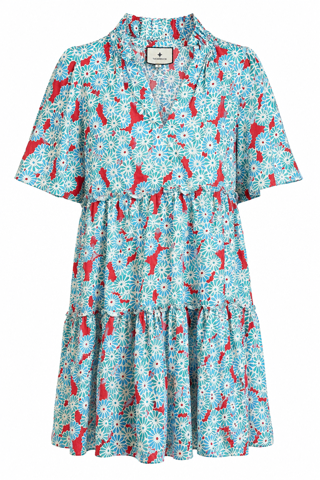 TUCKERNUCK CRAWFORD MINI DRESS POPPY BLOOM MED