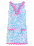 LILLY PULITZER ROMEY SHIFT ROMPER MULTI VIA DEL MAR 14