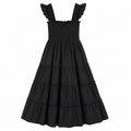 HILL HOUSE ELLIE MIDI PRAIRE BLACK XS