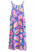 LILLY PULITZER MARGOT SWING DRESS SUNSET THE SUNNY SIDE  XL