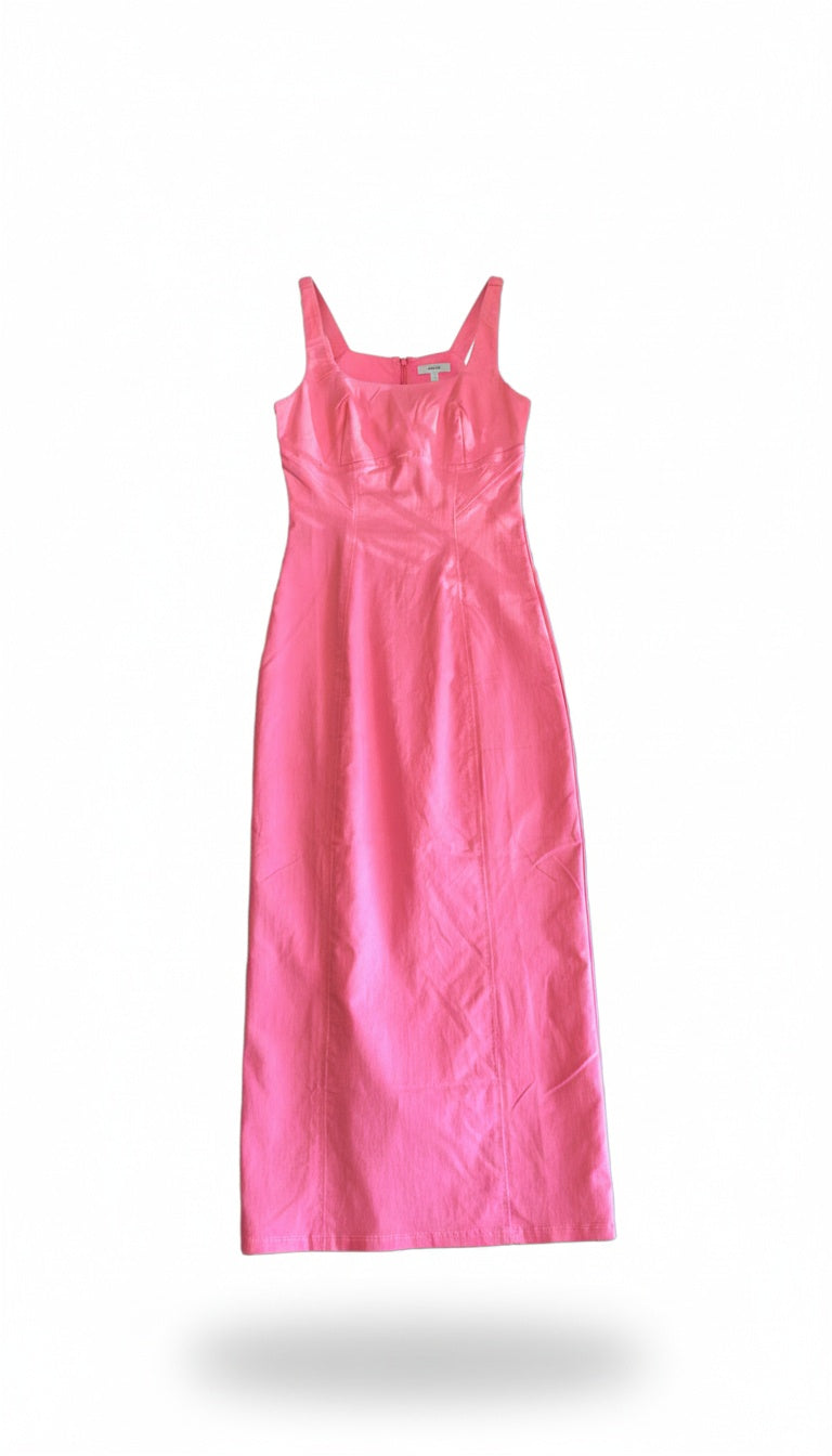 Pink Sun Dress 3/4 length
