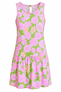 LILLY PULITZER DIXI DRESS SEASIDE GARDEN MED