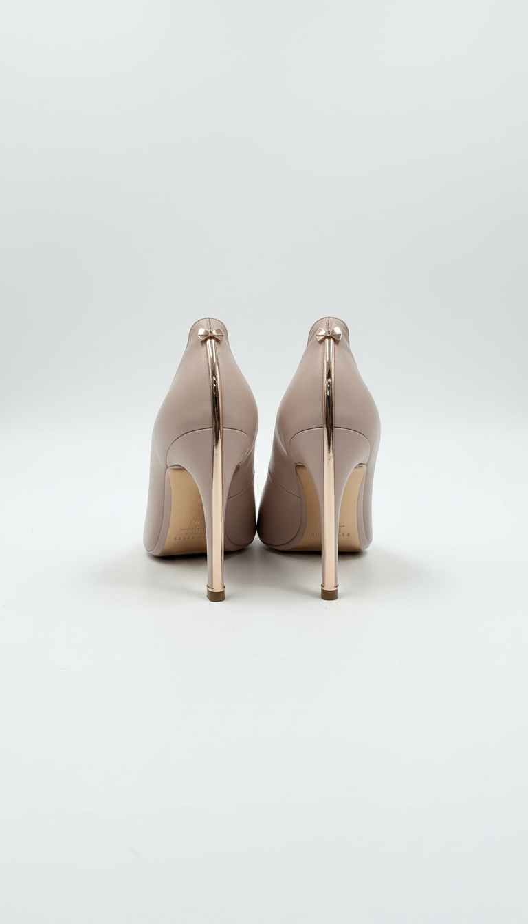 Pale Pink Ted Baker Olyva Harmony Scallop Bodycon Dress