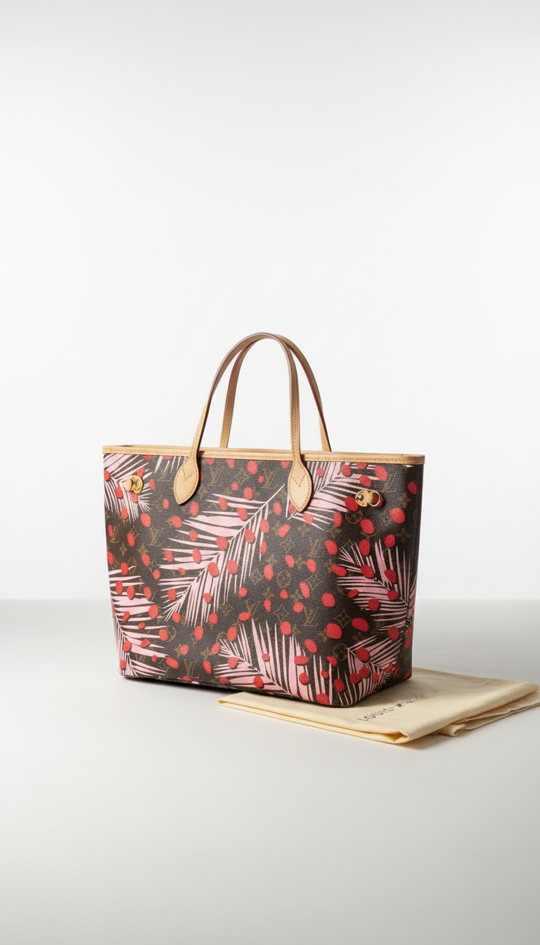 Louis Vuitton Never-full GM from Jungle Dots Collection