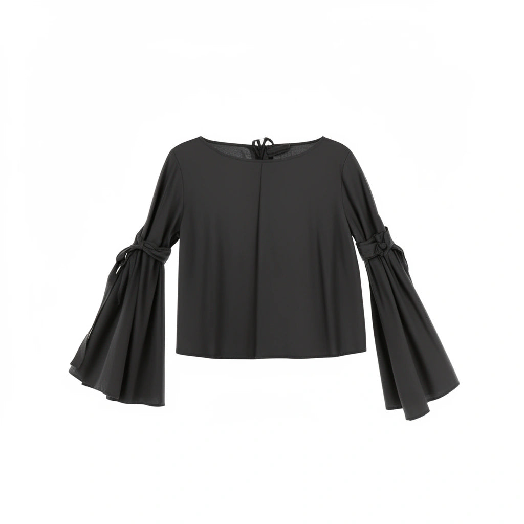 Black Gypsy Sleeve Top