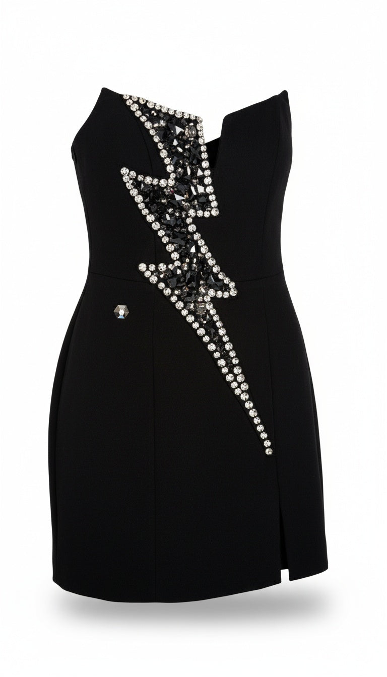 Philipp Plein Thunder Mini Cocktail Dress