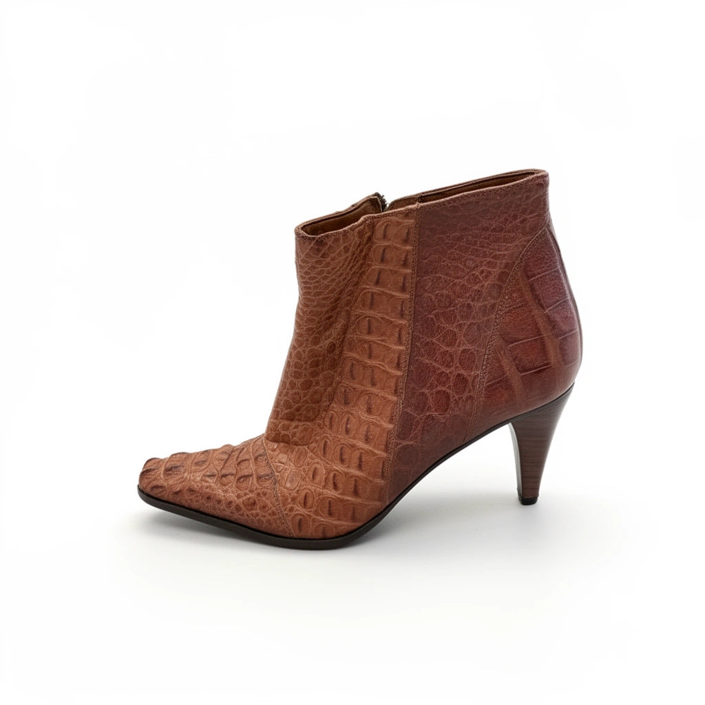 Alligator Ankle Boots