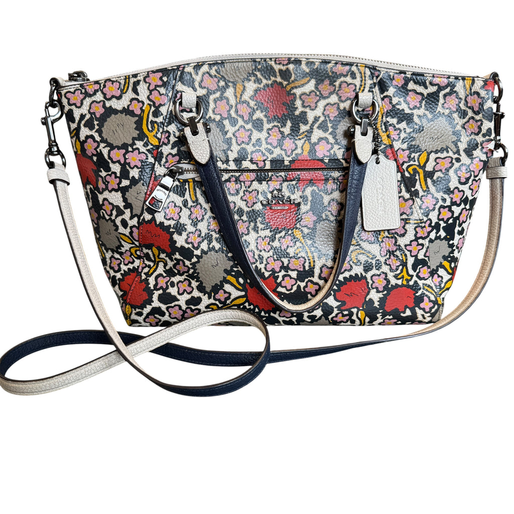 COACH PRAIRIE SATCHEL CHALK YANKEE FLORAL