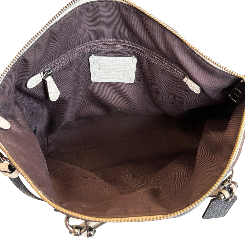 COACH PRAIRIE SATCHEL CHALK YANKEE FLORAL