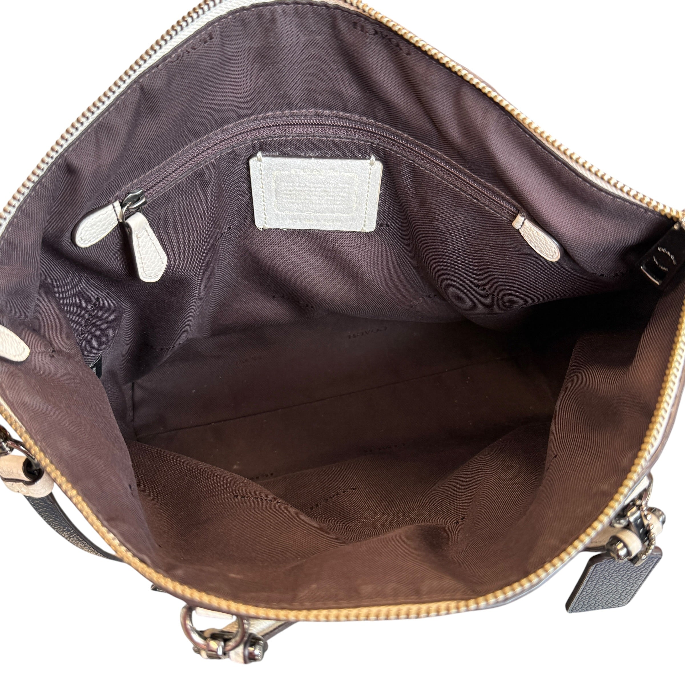 COACH PRAIRIE SATCHEL CHALK YANKEE FLORAL