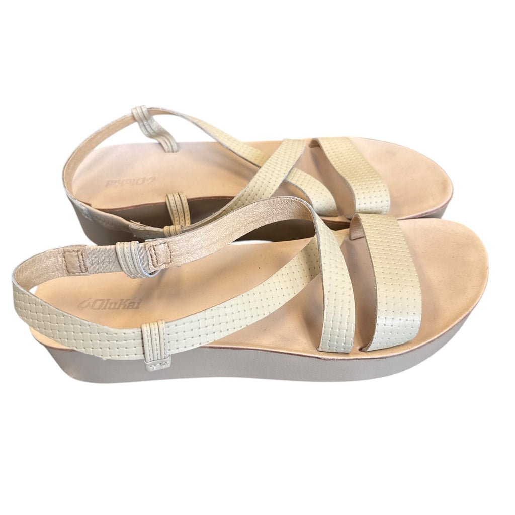 OLUKAI BEIGE BEIGE 10