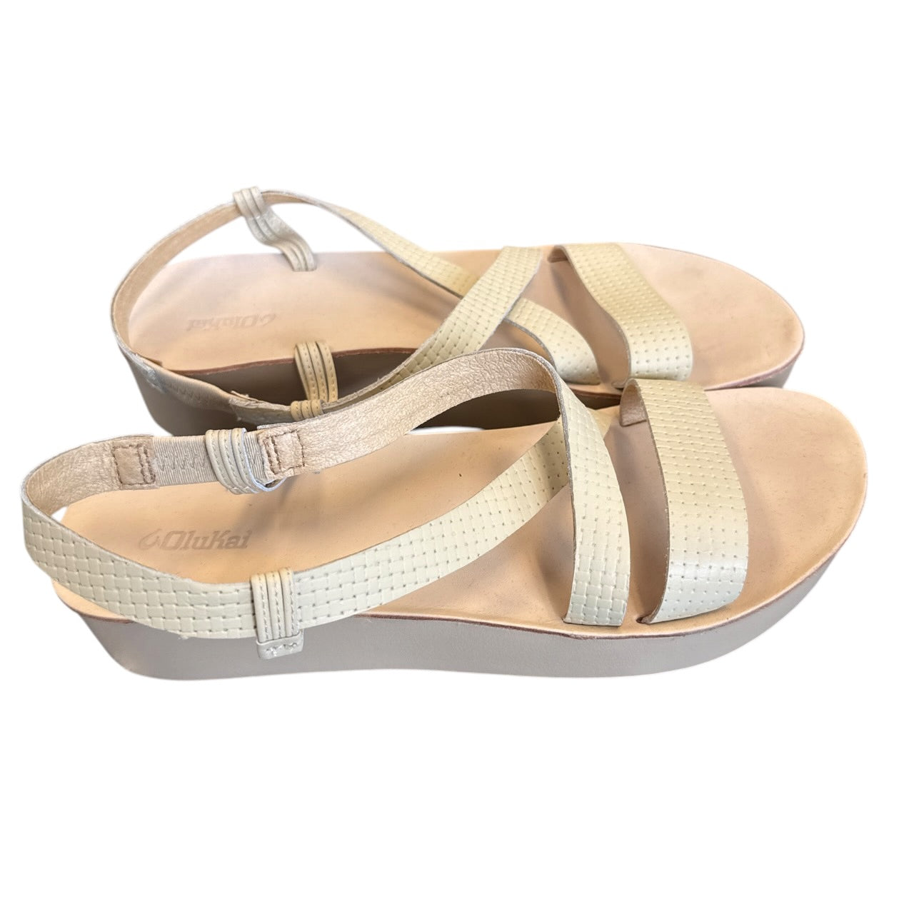 OLUKAI BEIGE BEIGE 10