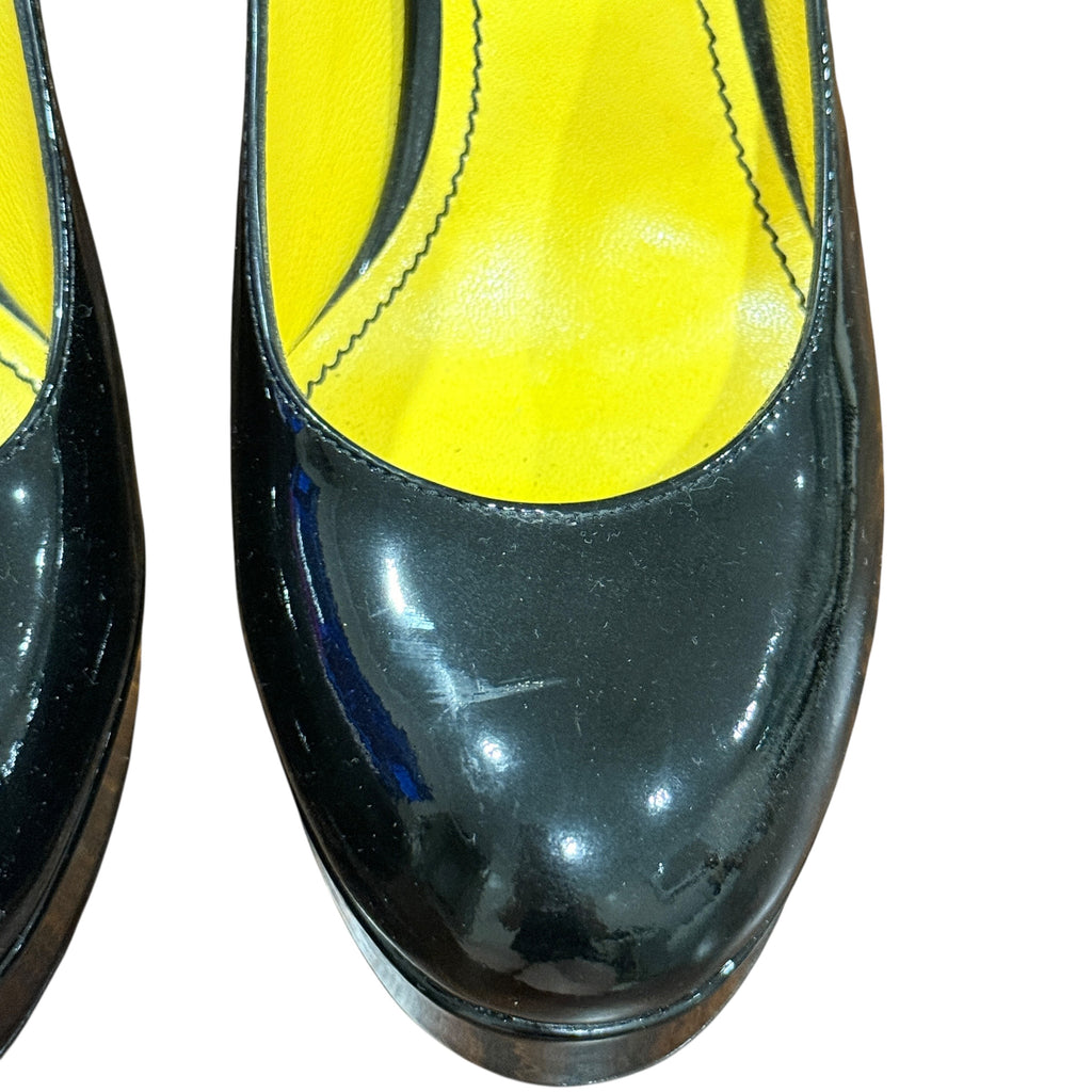 YSL Black Patent Leather Pumps