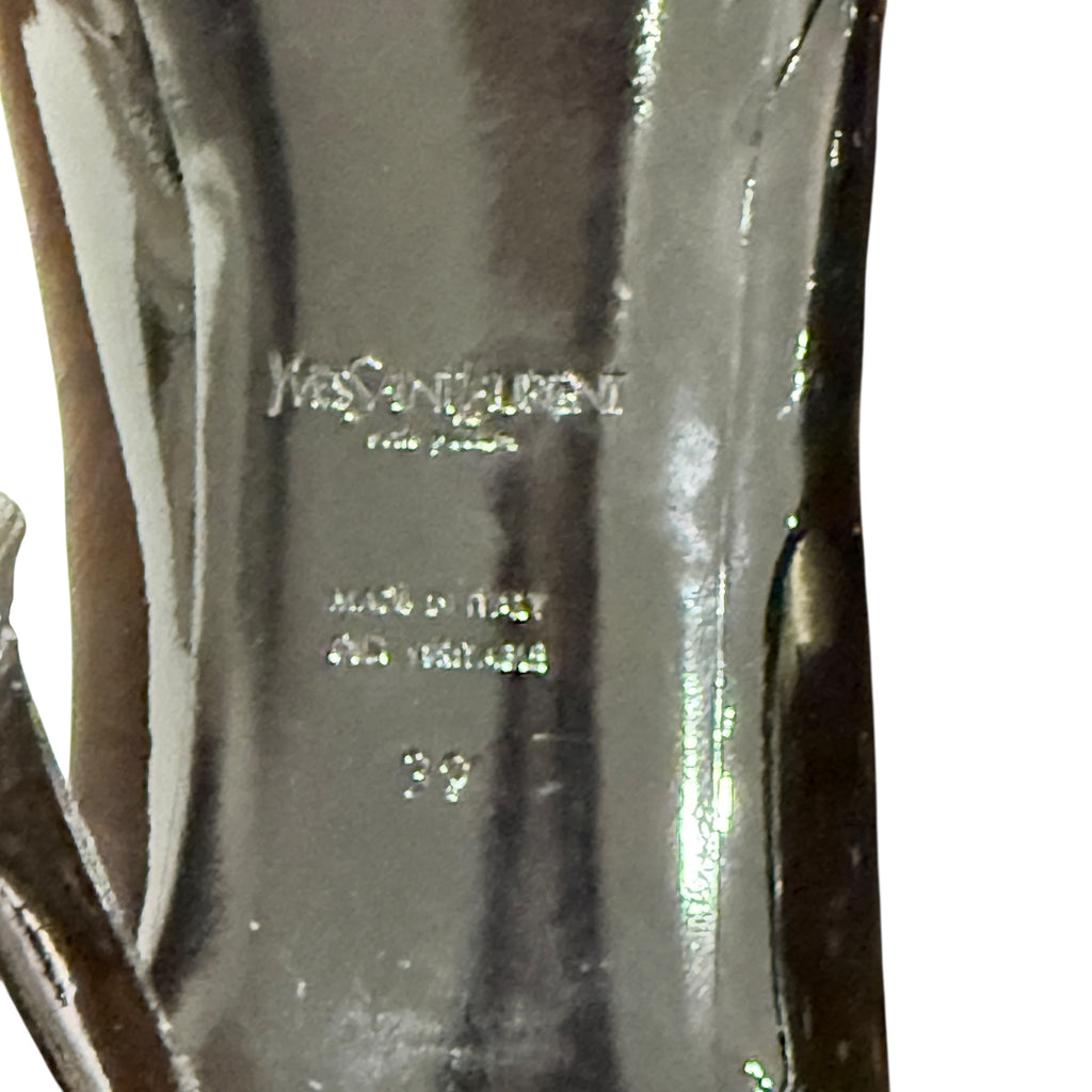 YSL Black Patent Leather Pumps