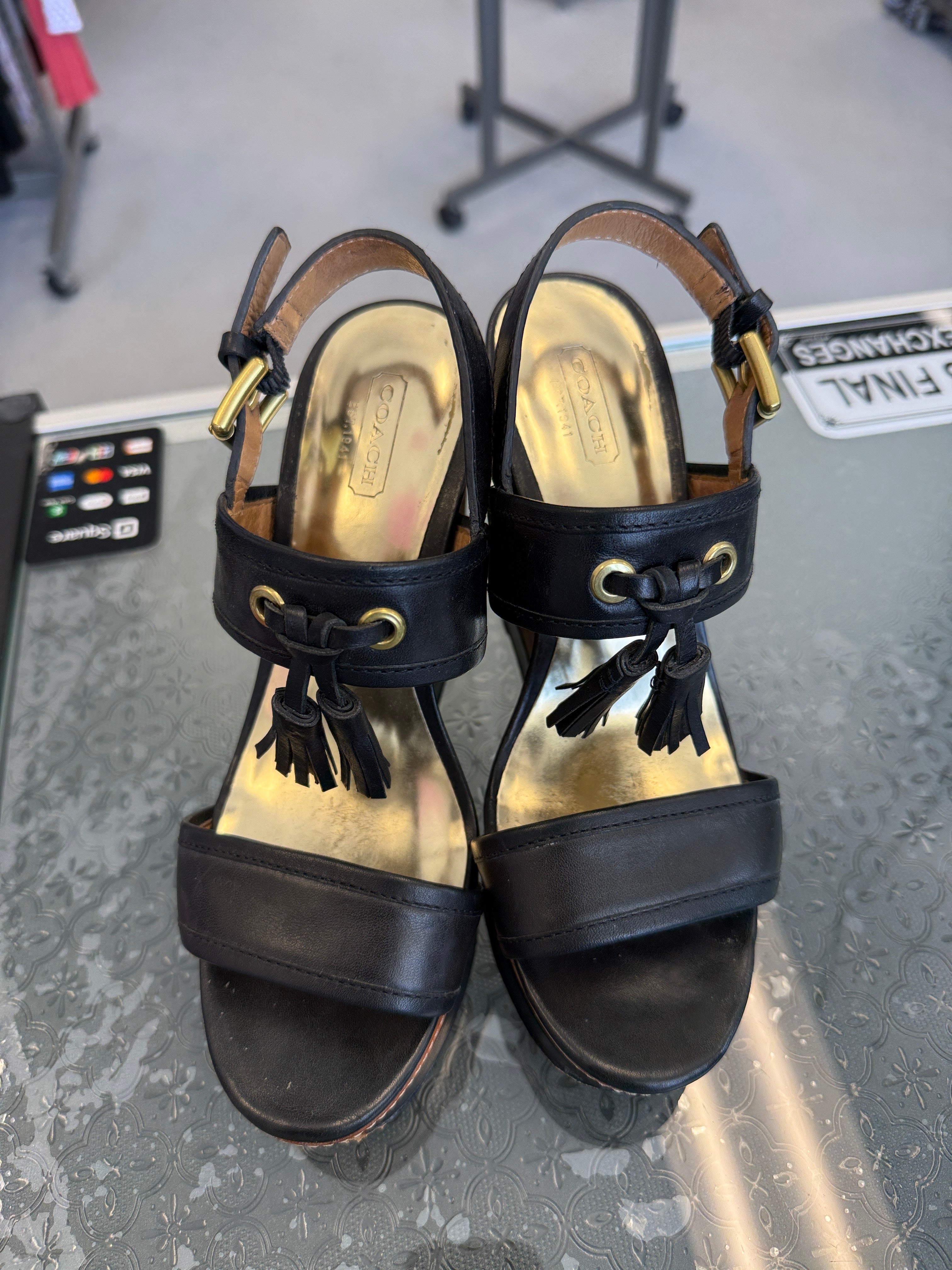 SANDALS COACH BLACK 7