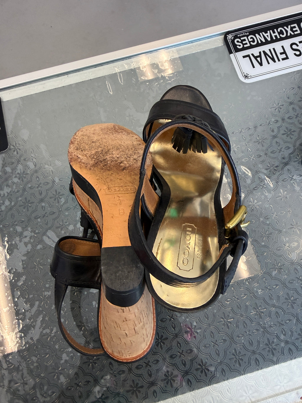 SANDALS COACH BLACK 7