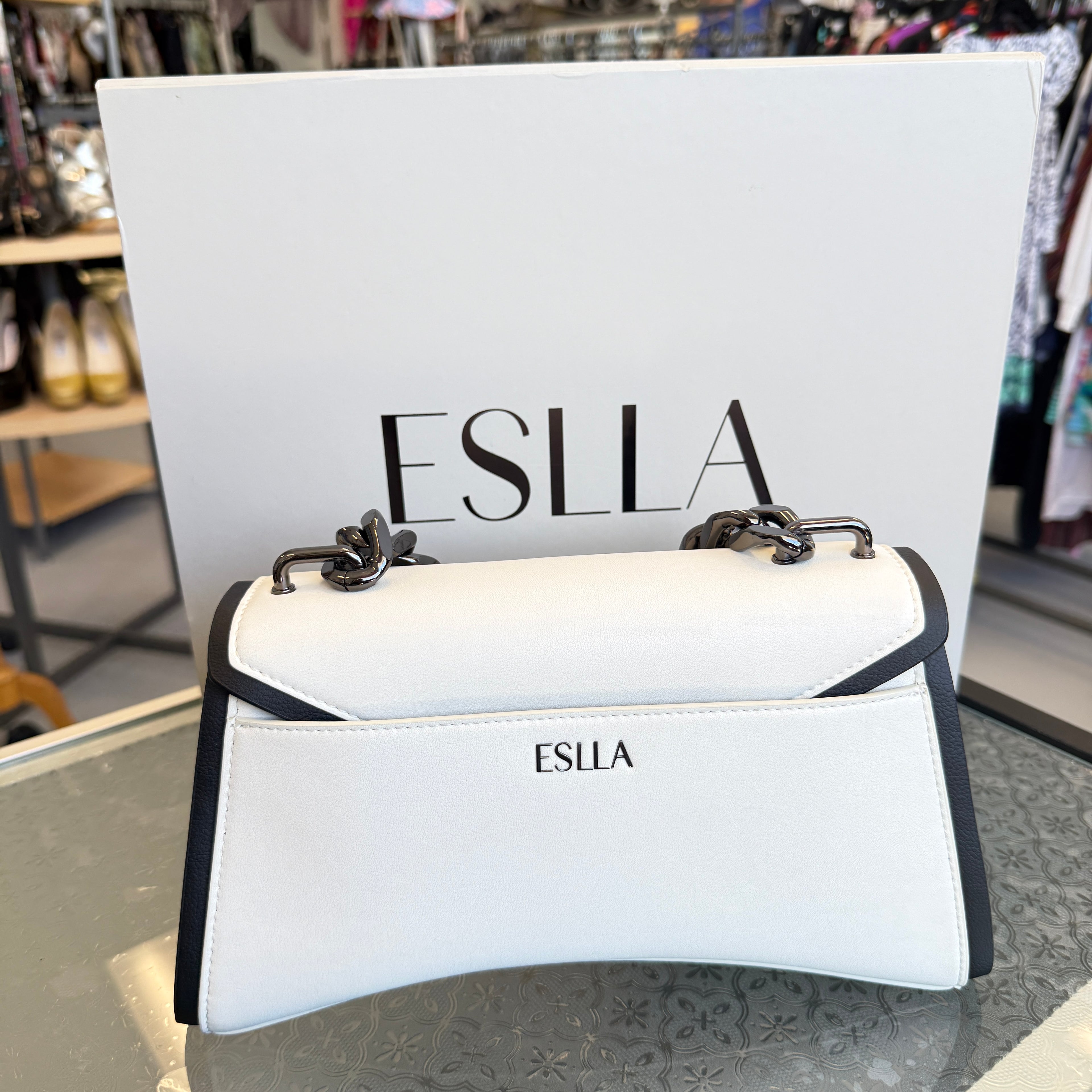 PURSE ESLLA WHITE O/S