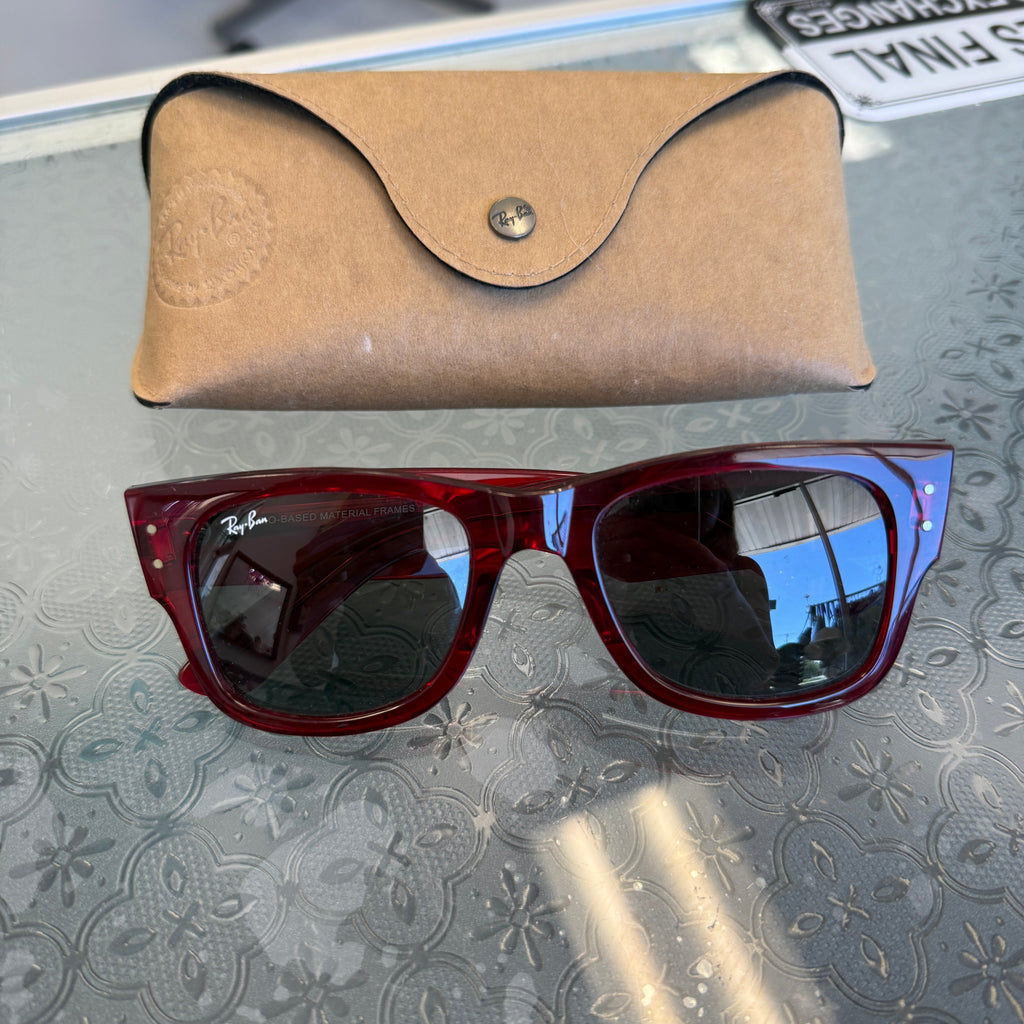 SUNGLASSES RAY BAN RED O/S