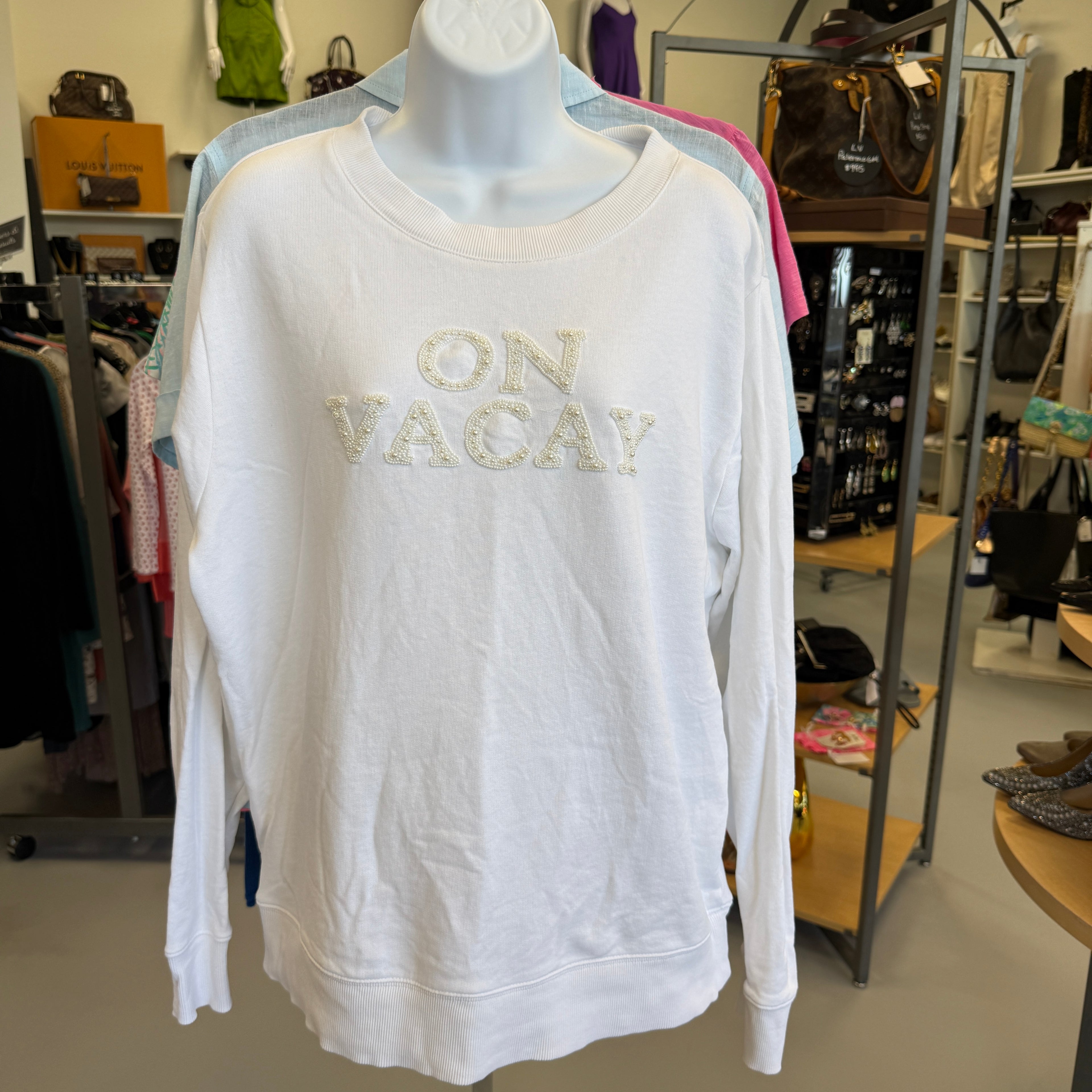 SWEATER LILLY PULITZER WHITE MED