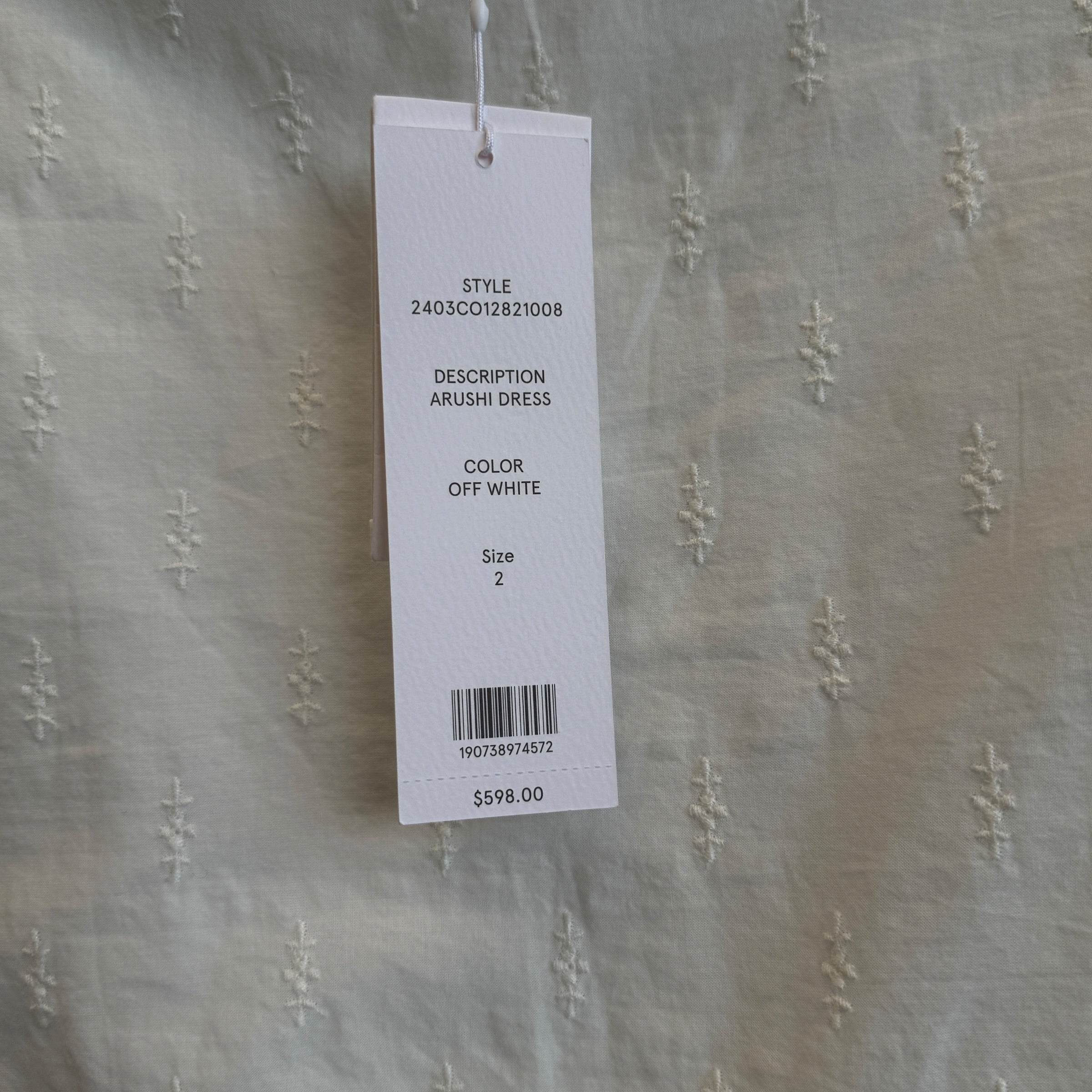 VERONICA BEARD ARUSHI DRESS OFF WHITE 2
