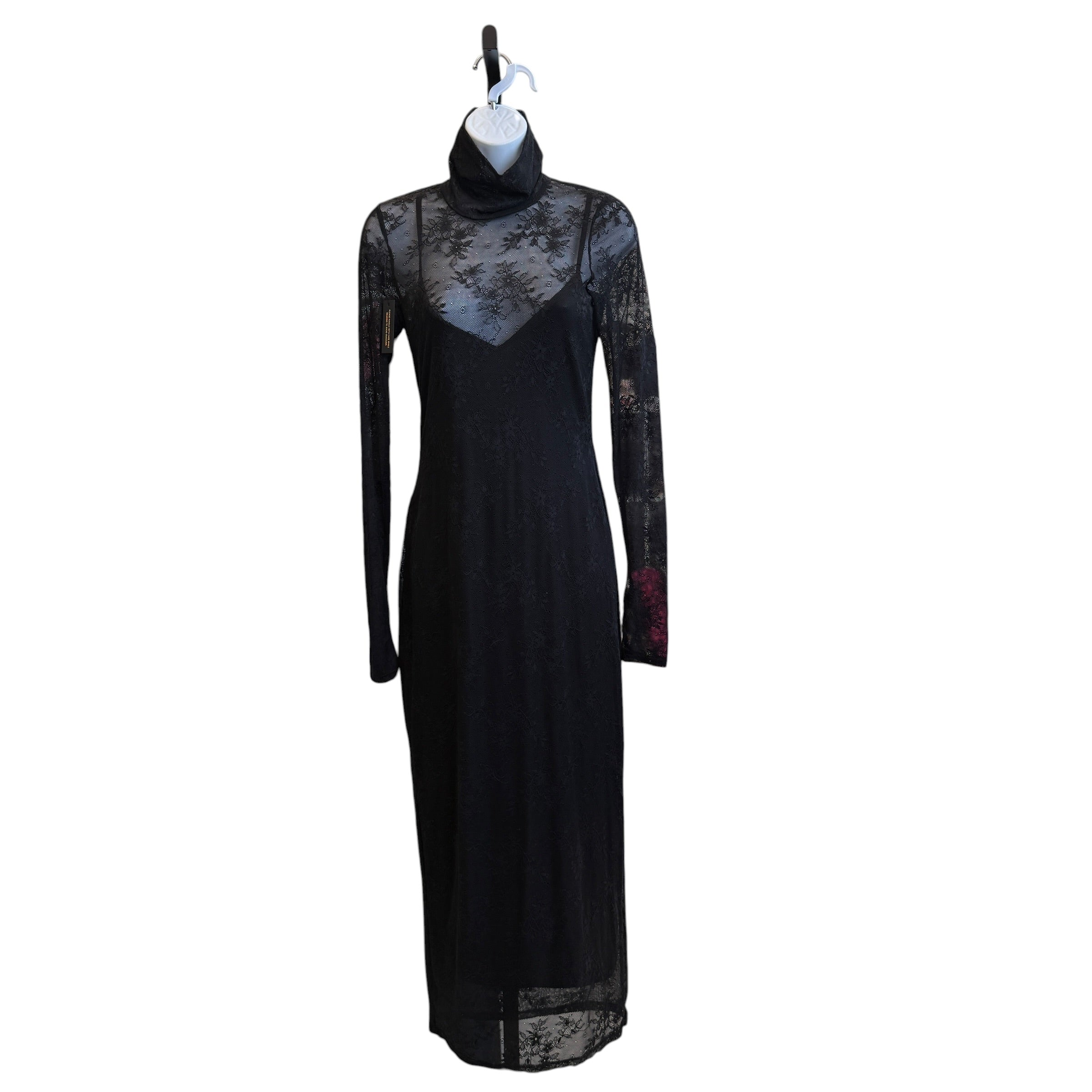 DRESS AFRM BLACK XS