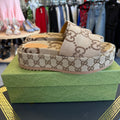 SLIDES GUCCI BEIGE 38.5 US 8