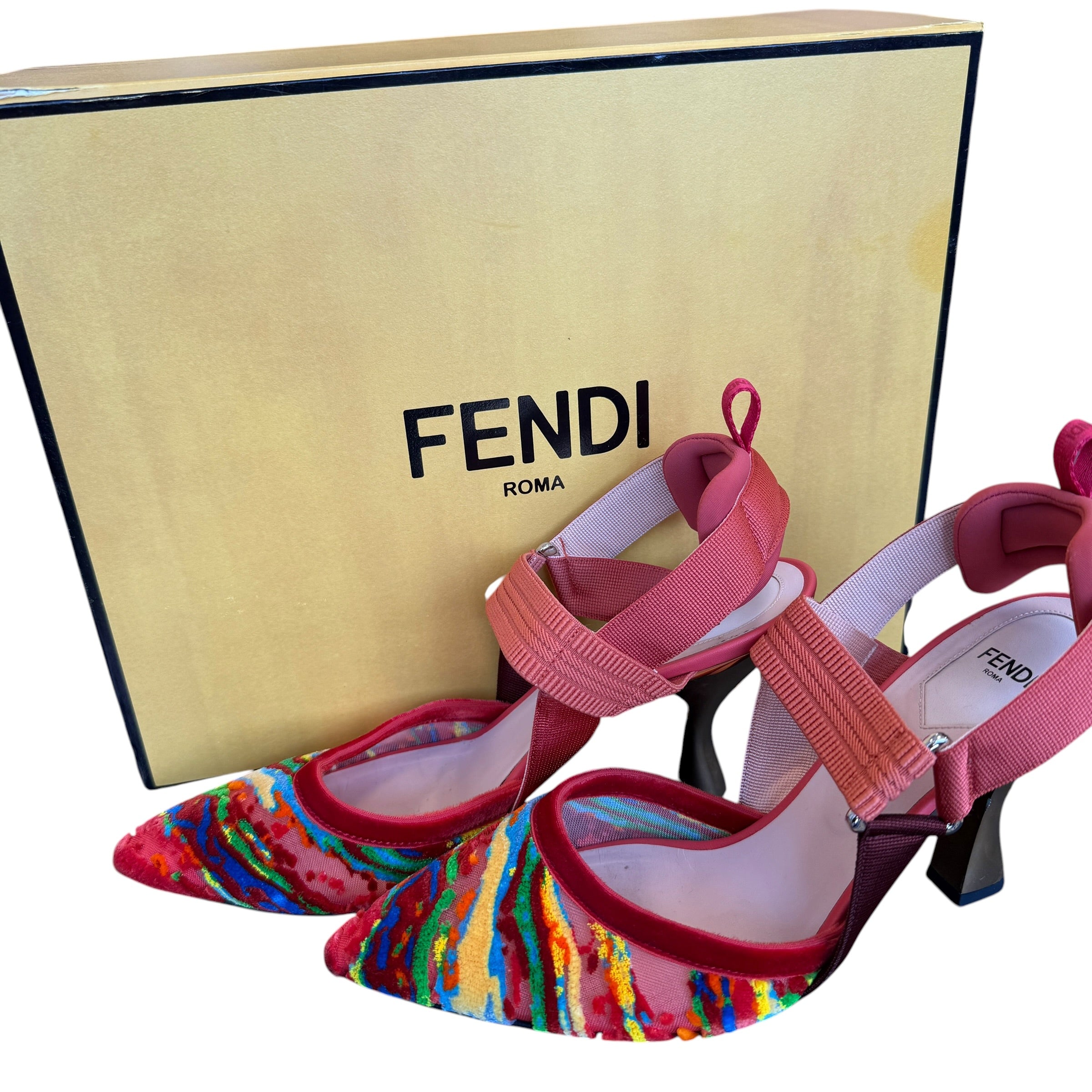 PUMPS FENDI RED 39