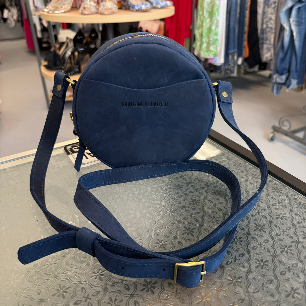 CROSSBODY PORTLAND LEATHER BLUE O/S