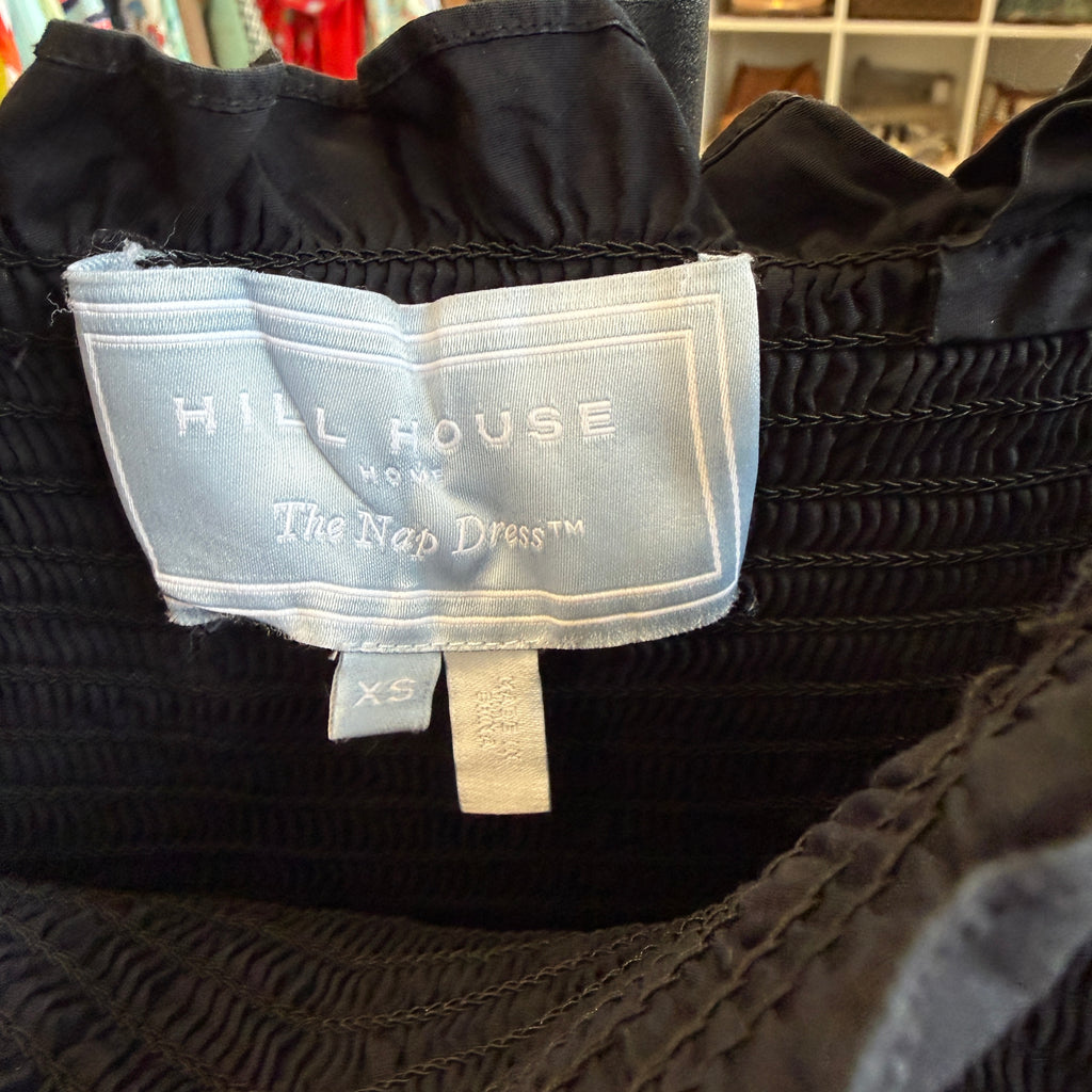 HILL HOUSE ELLIE MIDI PRAIRE BLACK XS