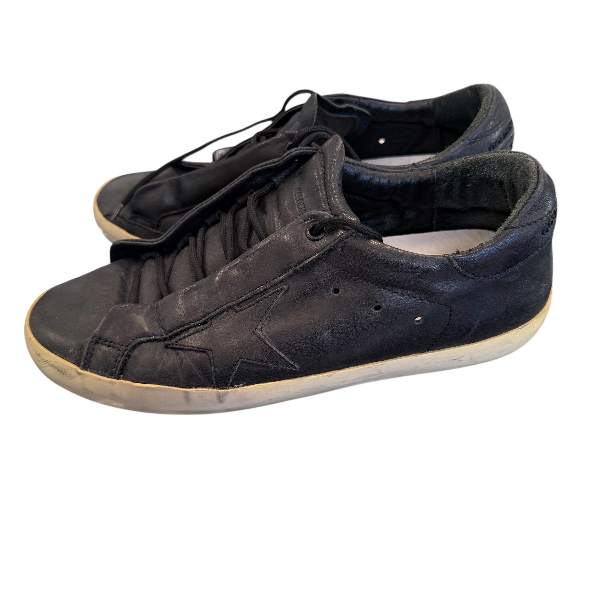 Golden Goose Distressed Accents Sneakers Sz 39 Us 8.5