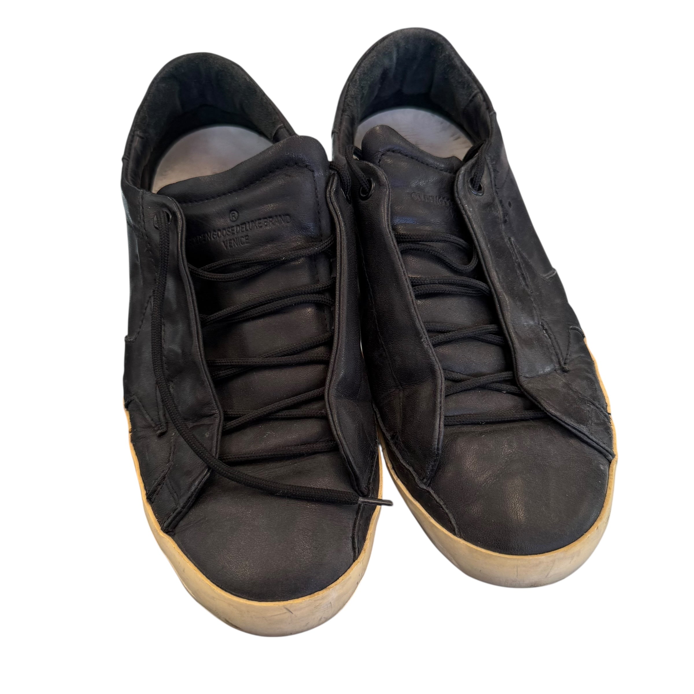 Golden Goose Distressed Accents Sneakers Sz 39 Us 8.5