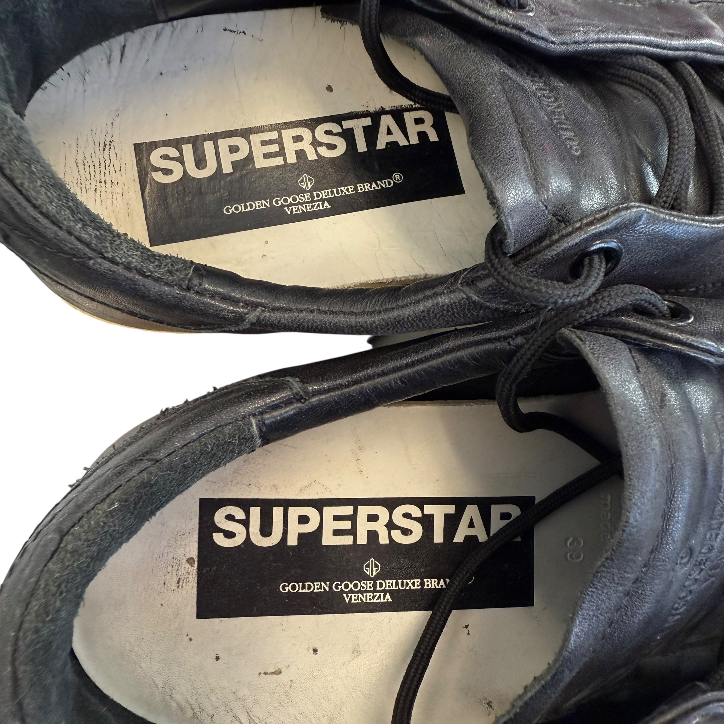 Golden Goose Distressed Accents Sneakers Sz 39 Us 8.5